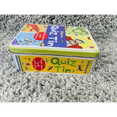 Usborne Quiz Tin Flash Card Game Children Kids Trivia Flash Toys And Games