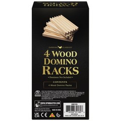 Spin Master Games, Wooden Domino Racks, Set of 4 Trays for Mexican Train Domi…