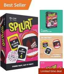 Splurt! – Fast-Paced Party Game for Ages 10+, 2-8 Players – Improve Vocabulary