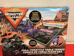 Full Throttle Monster Jam Table Tennis Ping Pong Set Table Tennis