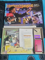 Mystery Mansion Electronic Talking Board Game 1995 Hasbro 99% COMPLETE WORKS