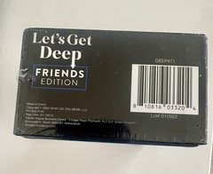 Let’s Get Deep Friends Edition, Questions For Friends Game