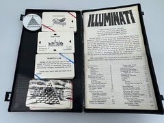Illuminati Card Game with Expansion 1 2 & 3 Steve Jackson Games 1983 Portable