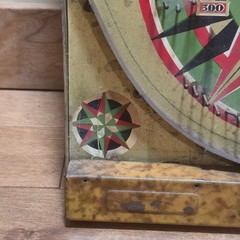 1934 Lindstrom’s Gold Star Marble Table Top Bagatelle Pinball Game