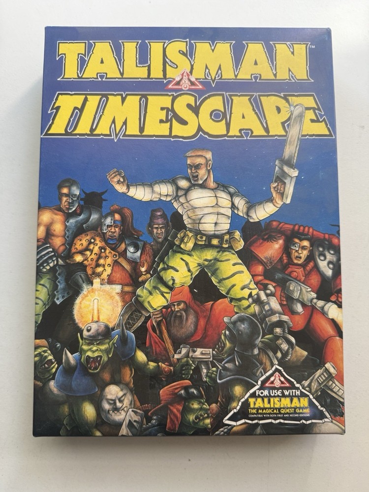 Vintage Talisman 2nd Ed Board Game TIMESCAPE EXPANSION W/Box! See Description