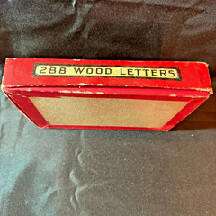 Vintage Anagrams And Letters With Wood Letters Milton Bradley No. 4719 1930’s