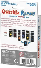Qwirkle Rummy: Classic Card Game for Skill-Building Fun with 108 Colorful Cards!