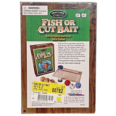 Fish Or Cut Bait Dice Game Front Porch Classics Green Complete 2+ Ages 8+