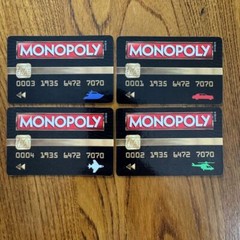 Monopoly Ultimate Banking Replacement Electronic Unit and 4 Credit Cards