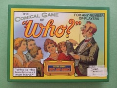 Heritage Toys And Games The Comical Game of “Who?” Retro Reproduction Cards