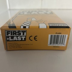 First & Last Drinking Card Board Game Hunch Studios 2021 Buzzed New Sealed
