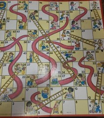 1979 Slides Chutes and Ladders Replacement Game Pieces Parts Board Only Hasbro
