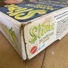 Rare Vintage Slime Monster Game 2387 Mattel 1977 Board Game Toy Read