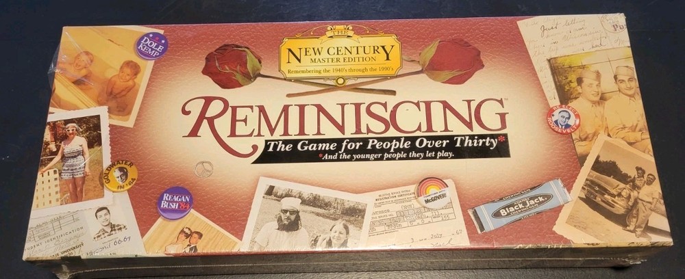 Reminiscing Board Game Century Master Edition 1940’s through 1990’s. COMPLETE