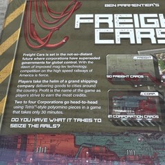 Ben Paramentier’s Freight Cars Board Game New Sealed 2-4 Players Ages 8+