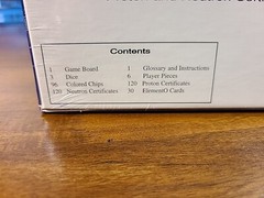ELEMENTO Periodic Table Learning Board Game 1996 Science Games NEW