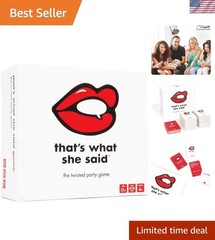 That’s What She Said: Hilarious Adult Party Game with 458 Cards for 4+ Players