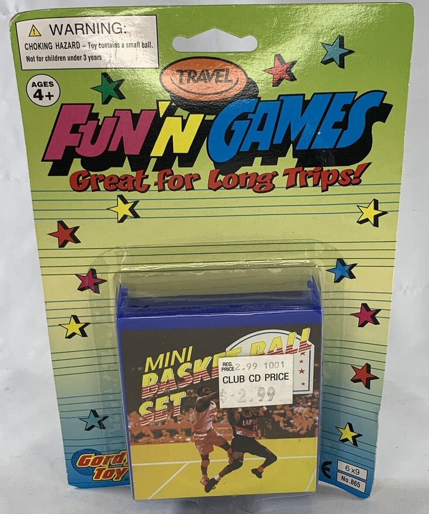 Mini Travel Sports Games Lot Soccer Basketball Pocket Toys New Gordy Toys