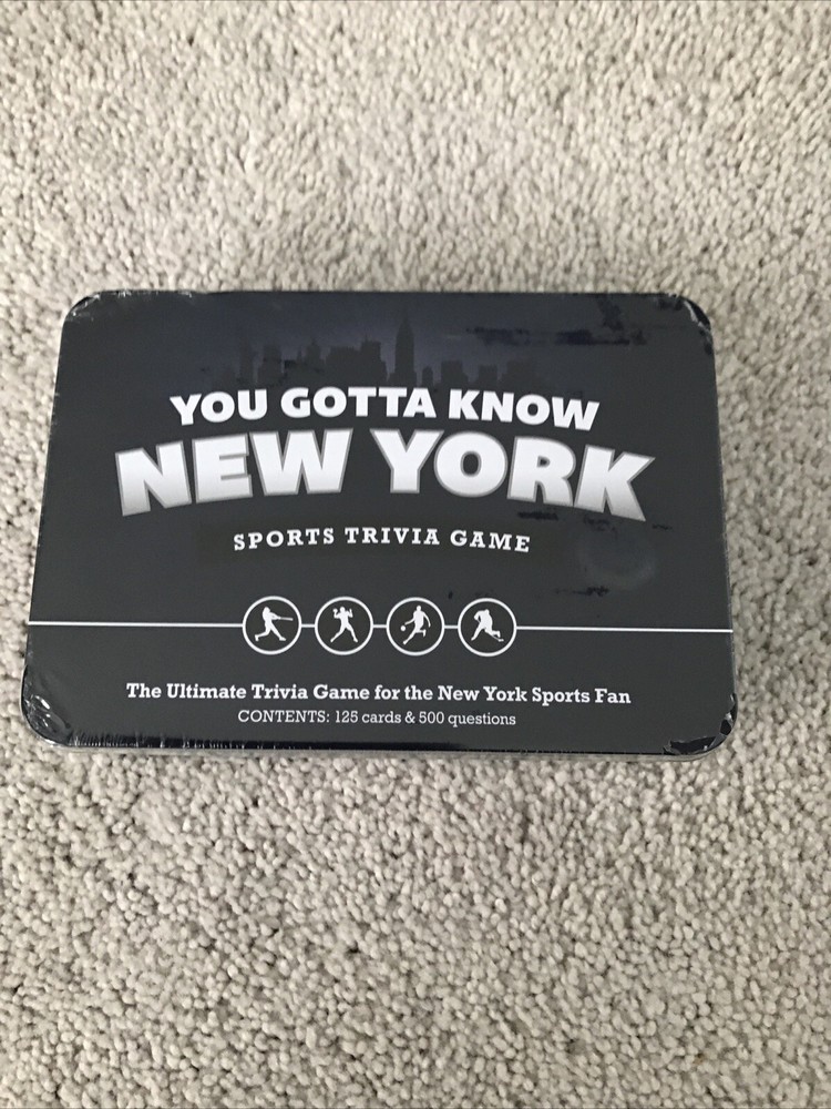 You Gotta Know New York Sports Trivia Game Knicks Jets Mets Yankees Rangers