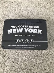 You Gotta Know New York Sports Trivia Game Knicks Jets Mets Yankees Rangers