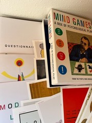MIND GAMES A Box of Psychological Play – complete set – I think, but don’t know