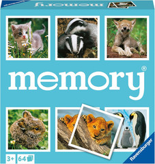 Ravensburger Animal Babies Memory Game – Engaging Picture Matching Game for Kids