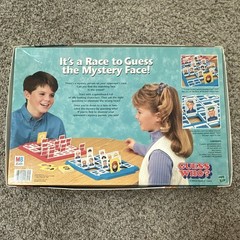 Milton Bradley Guess Who? Mystery Board Game Complete 2-Player Ages 6+