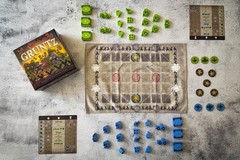 Gruntz Board Game by Allplay Heads-Up War Game NEW in Shrink