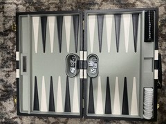 Black And White Backgammon Board Game