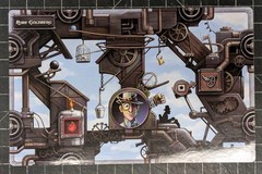 Steampunk Rally Rube Goldberg Board Game Promo Dice Tower 2016