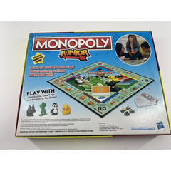 Monopoly Junior Board Game by Hasbro Kids Family Night Complete