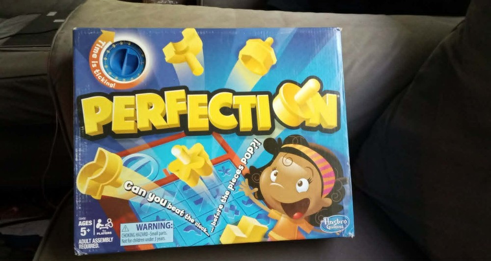 Perfection Board Game Hasbro Kids 2016 Beat The Clock Before It Pops! NEW
