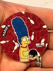 Rare Lot Of 12 Sabritos Mexico THE SIMPSONS Tazos Taso Pogs BART Marge Apu Lisa