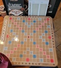 1989 Milton Bradley 4034 Scrabble Deluxe Edition Board Game EUC COMPLETE