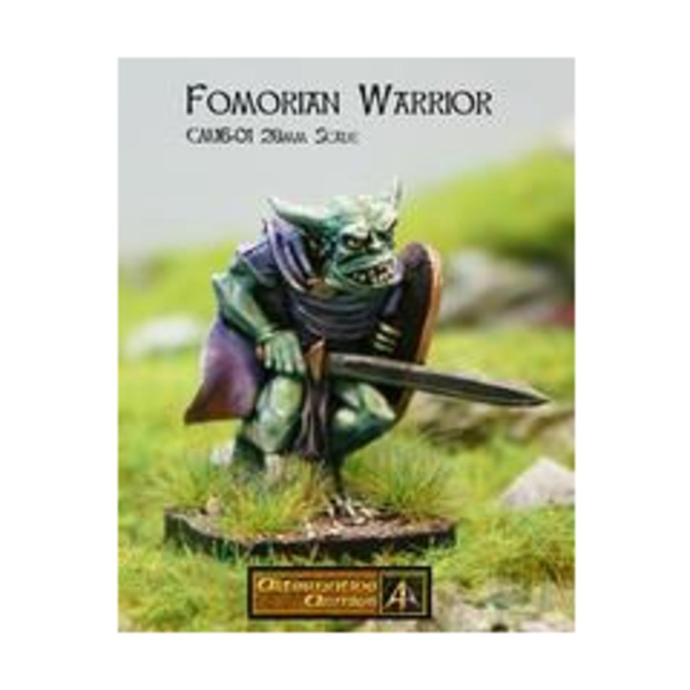 Alternative Armies Mini 28mm Fomorian Warrior – Sword and Shield Pack New