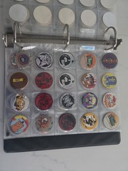 LOT of Vintage 1990’s POGS w/ Binder – 225 Pogs Total!