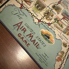 Parker Brothers Flying The United States Air Mail Game 1924 Vintage Rare