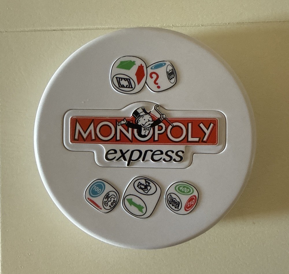 Monopoly Express 2005 All The Fun in 20 minutes UK Edition Hasbro Complete