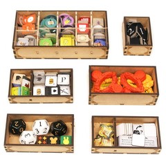 TowerRex Organizer for Root Board Game and Underworld, Riverfolk, Marauder, Cloc