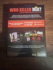 Who Killed Mia A Digitally Immersive Murder Mystery Adult Crime Board Game Clue