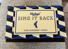 Ridley’s Sing It Back Card Game 100 Cards Music Trivia Party Game 2018 Boxed