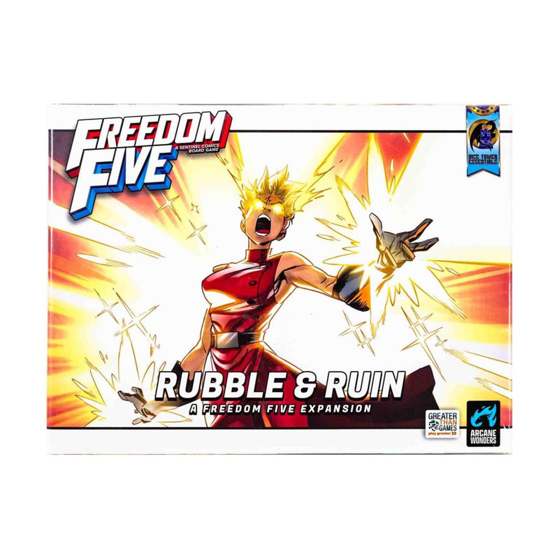 Arcane Wonders Freedom Five Rubble Ruin Expansion 1-5 Players Ages 14 And Up 90