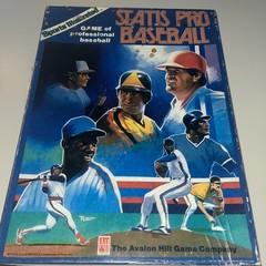 1987 Sports Illustrated Statis Pro Baseball Game Avalon Hill Strategy