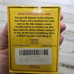 Brilliant or BS Fun Bluffing Trivia Game for Parties Groups Friends Family