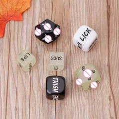 6PC Sex Dice Adult Love Games Kama Sutra Couples Gift Glow in the Dark