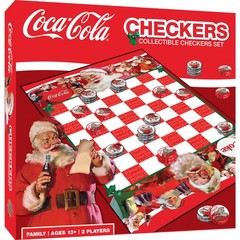 MasterPieces – Coca-Cola Holiday Checkers Board Game