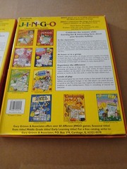 Lot of 2 Jingo Bingo Style Classroom Education Games CHRISTMAS AND HALLOWEEN