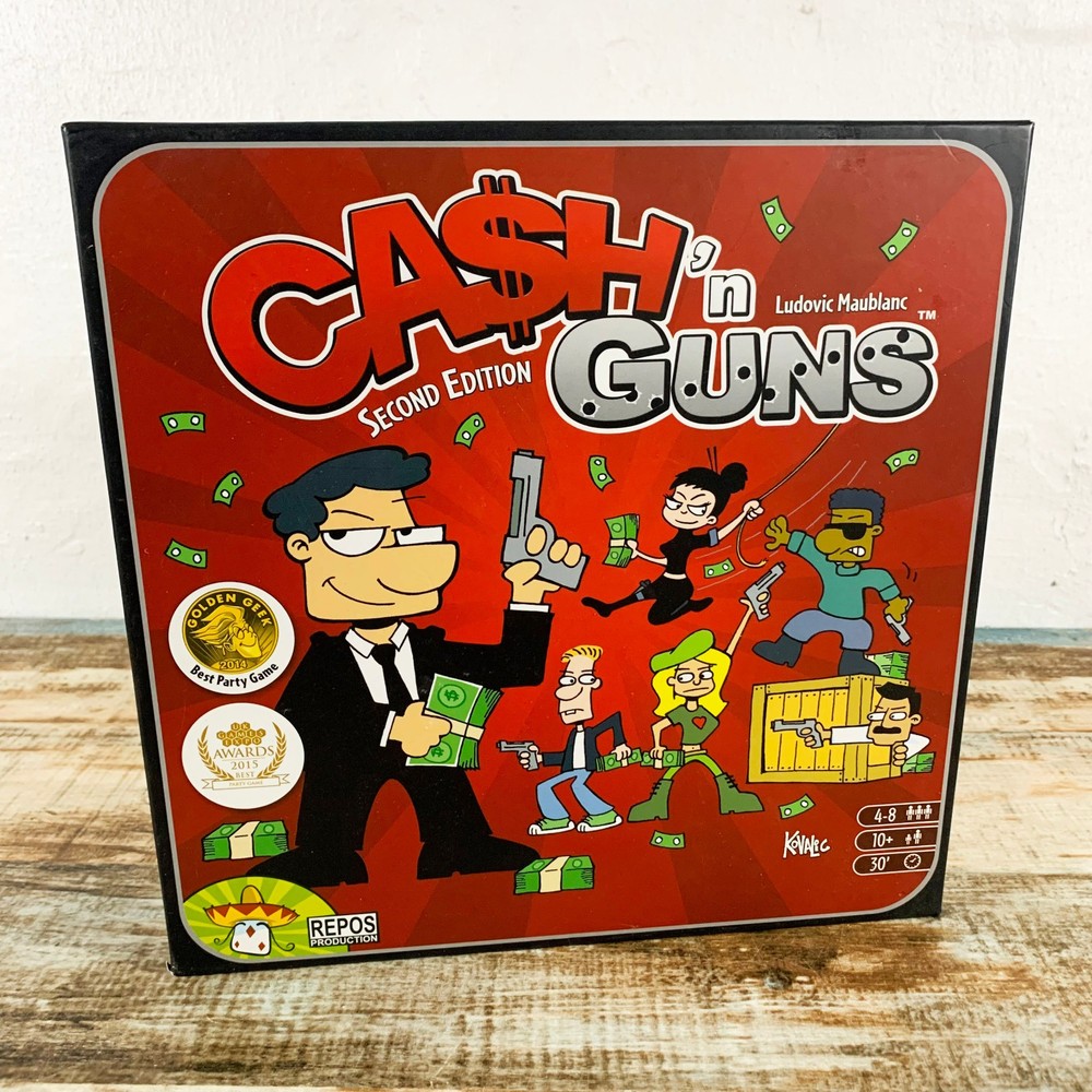 Cash ‘n Guns 2nd Second Edition – 100% Complete – Repos Production