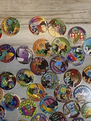 Vintage Holograph POGS Complete Set 50 US States and 4 Branches Of Government