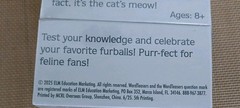 About Cats Word Teasers Factory Sealed Trivia